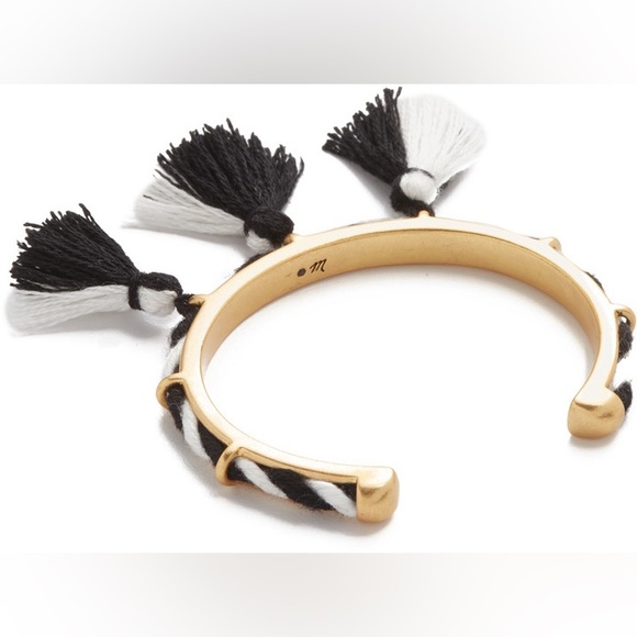 Madewell Cord Tassel Cuff Bracelet - Picture 3 of 5